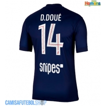 Camisa de time de futebol Paris Saint-Germain Desire Doue #14 Replicas 1º Equipamento 2025-26 Manga Curta